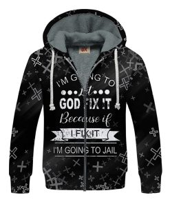 GOD NVG106 Premium Heavy Fleece Zip Hoodie