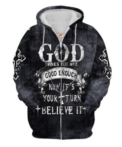 GOD UXGO78 Premium Microfleece Zip Hoodie