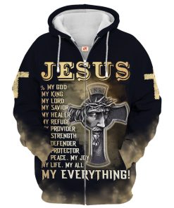GOD LSNGO04 Premium Microfleece Zip Hoodie