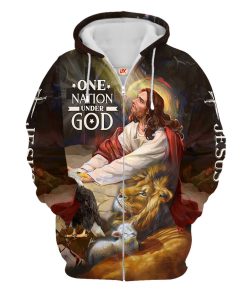 GOD NVGO58 Premium Microfleece Zip Hoodie