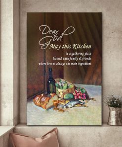Dear God - Kitchen Canvas HIM03