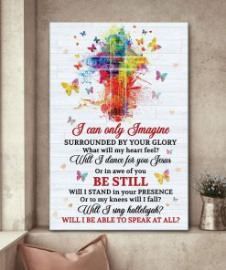 Jesus Is With Me - Unique Canvas HGH25