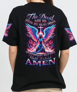 The Devil Saw Me With My Head Down Women's All Over Print T-Shirt